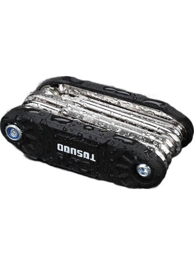 TOSUOD Bicycle Repair Tool Hex Screwdriver Set Wrench Socket Multi-Function Repair Parts Black - Image 2