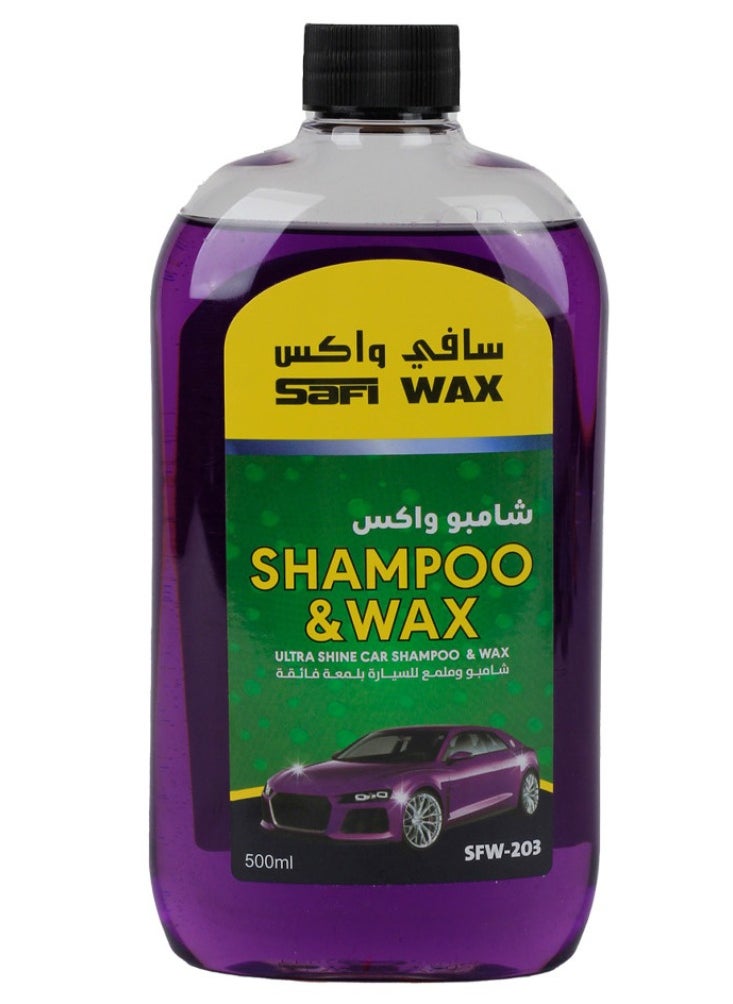 Safi WAX 500-ml Car Shampoo & Wax 