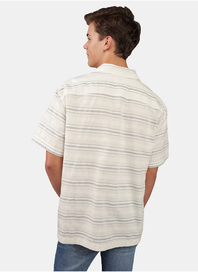 American Eagle Striped Regular Fit Shirt