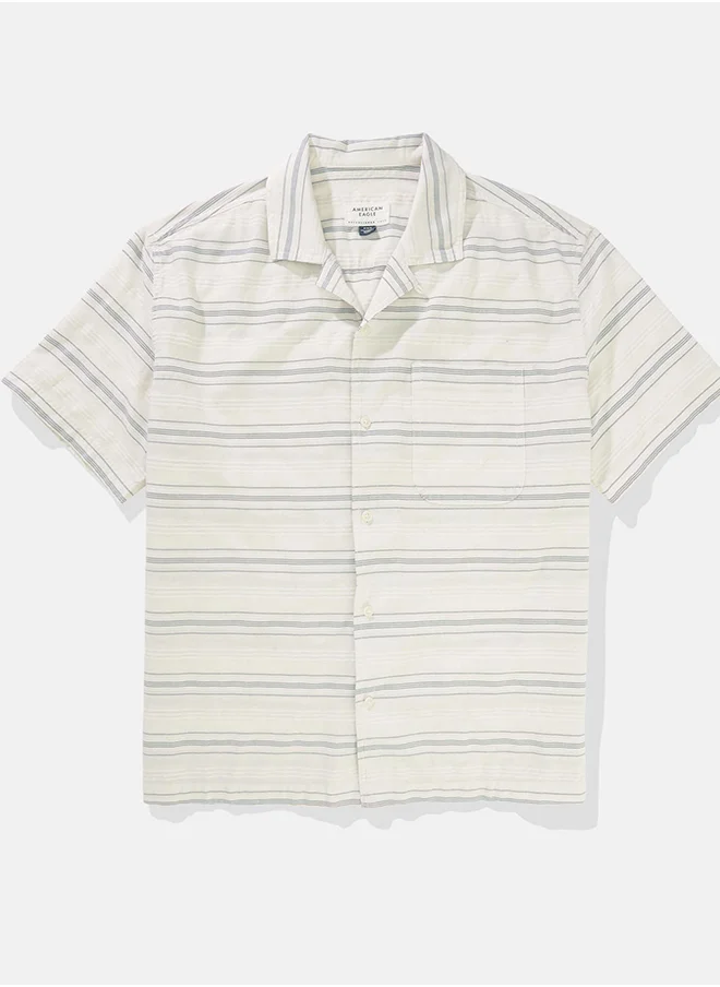 American Eagle Striped Regular Fit Shirt