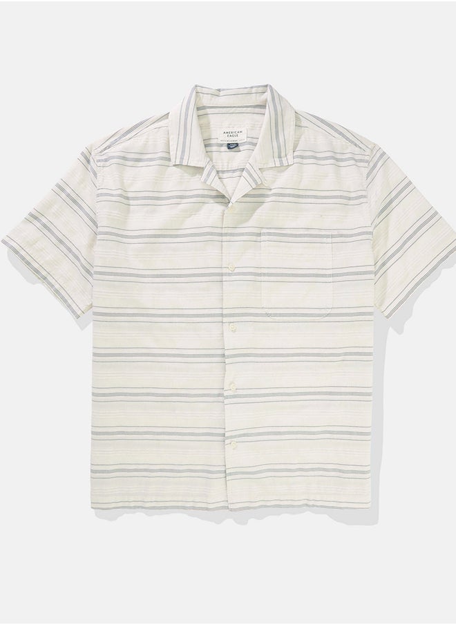 American Eagle - Striped Regular Fit Shirt - Image 1