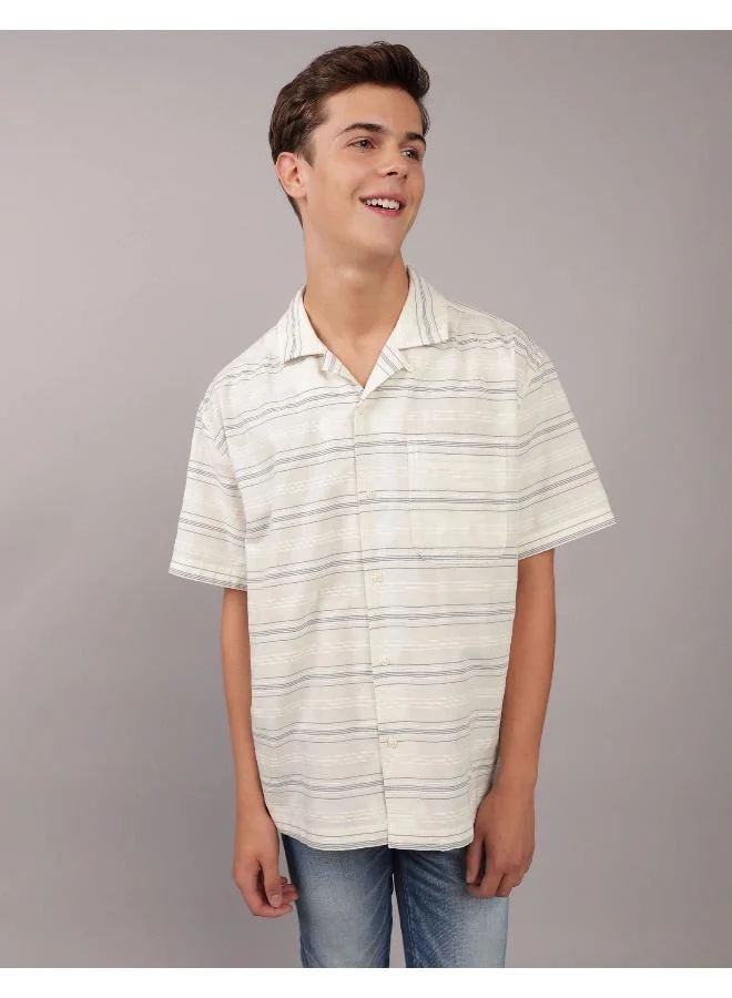 American Eagle Striped Regular Fit Shirt