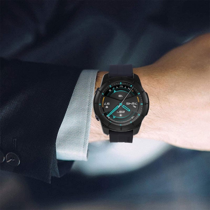 POPETPOP 2Pcs TPU Smartwatch Protector Case Compatible with Huawei Watch Scratch Easy to Install Full Curved Edge Coverage Durable and Protective Shell - Image 5