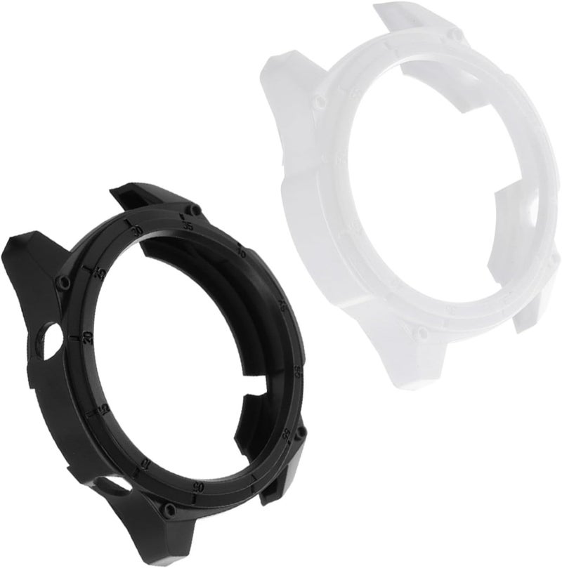 POPETPOP 2Pcs TPU Smartwatch Protector Case Compatible with Huawei Watch Scratch Easy to Install Full Curved Edge Coverage Durable and Protective Shell - Image 1