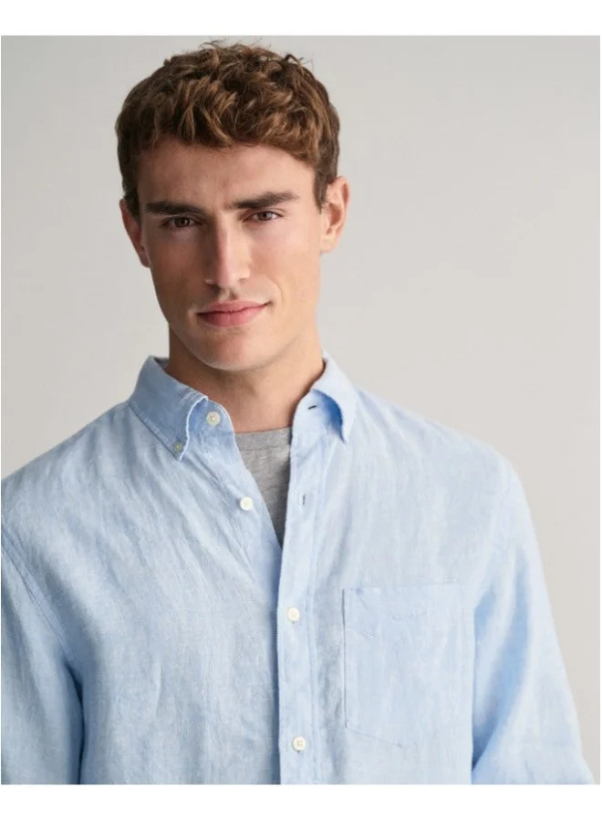 غانت Gant Regular Fit Linen Shirt