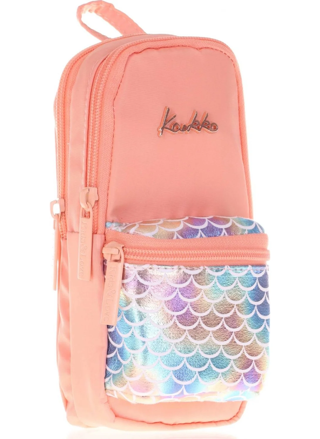 KAUKKO Bright Scale Salmon Junior Bag Bag Shaped Pencil Bag