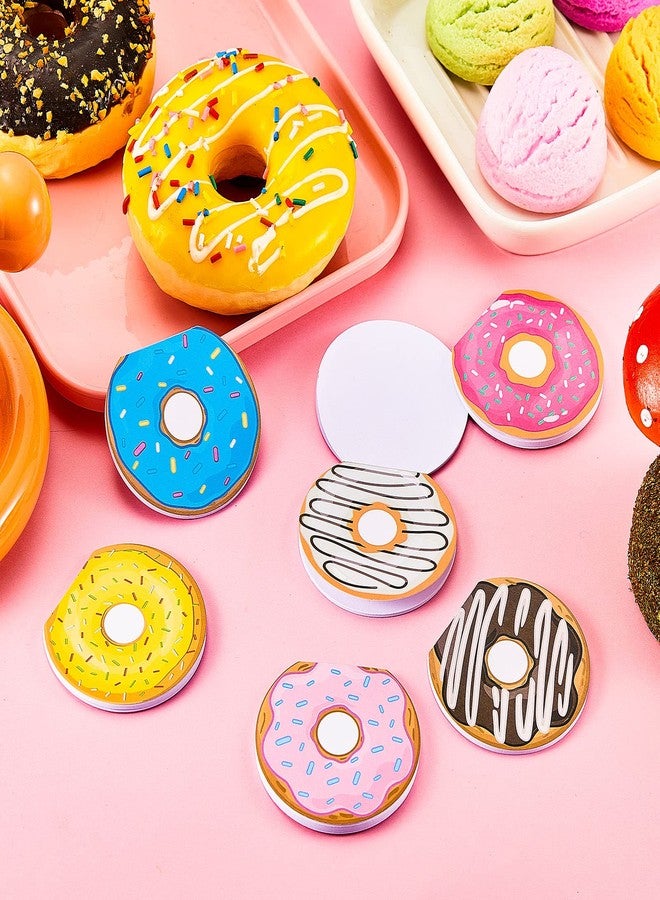 Chinco 48 Pack Donut Mini Notebook Bulk for Donut Party Favors Kawaii Cute Sweet Notepads for Gift Memo Pad Bag, Birthday Supplies, School Reward Gift, Goodie Bag Stuffers 3.14 x 3.14 Inch - Image 4