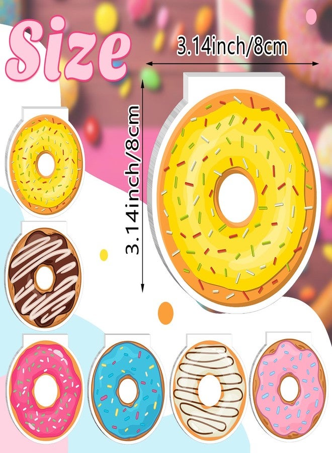 Chinco 48 Pack Donut Mini Notebook Bulk for Donut Party Favors Kawaii Cute Sweet Notepads for Gift Memo Pad Bag, Birthday Supplies, School Reward Gift, Goodie Bag Stuffers 3.14 x 3.14 Inch - Image 2