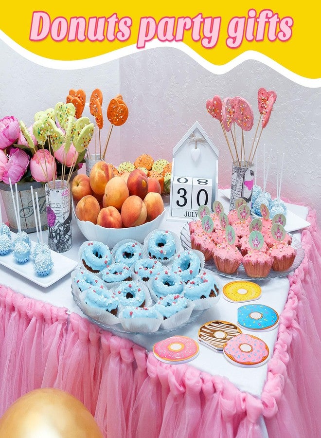 Chinco 48 Pack Donut Mini Notebook Bulk for Donut Party Favors Kawaii Cute Sweet Notepads for Gift Memo Pad Bag, Birthday Supplies, School Reward Gift, Goodie Bag Stuffers 3.14 x 3.14 Inch - Image 5