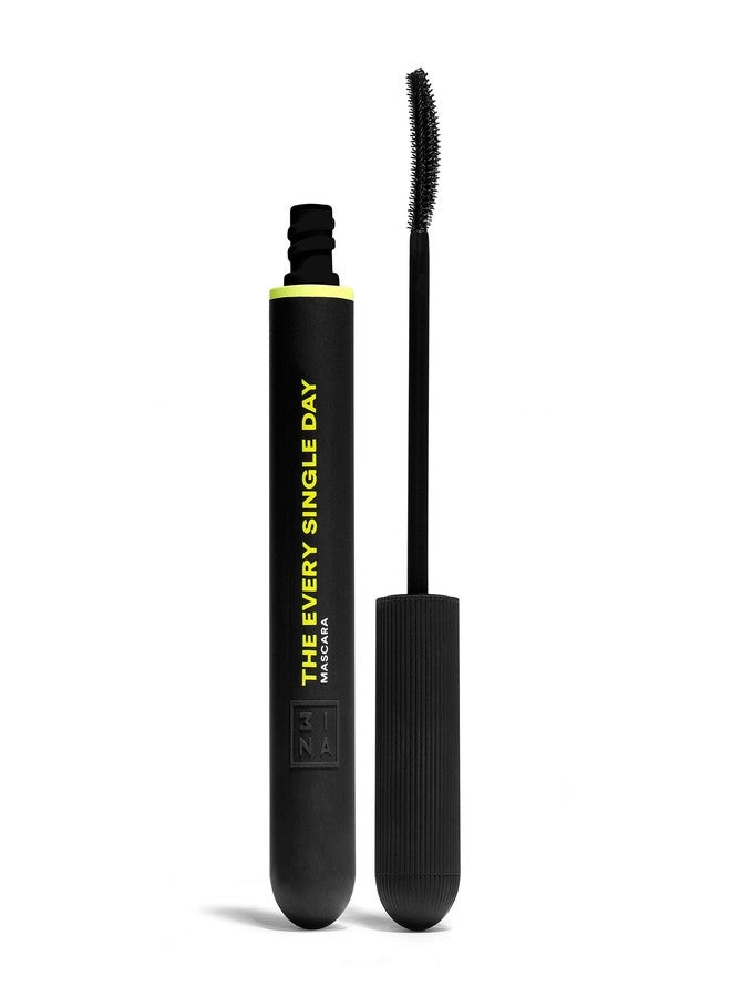 3INA Makeup - The Every Single Day Mascara - Black Mascara Long Eyelashes - Volume Length Curve Mascara - Hourglass Brush Mascara for Sensitive Eyes - Vegan - Cruelty Free - Image 1
