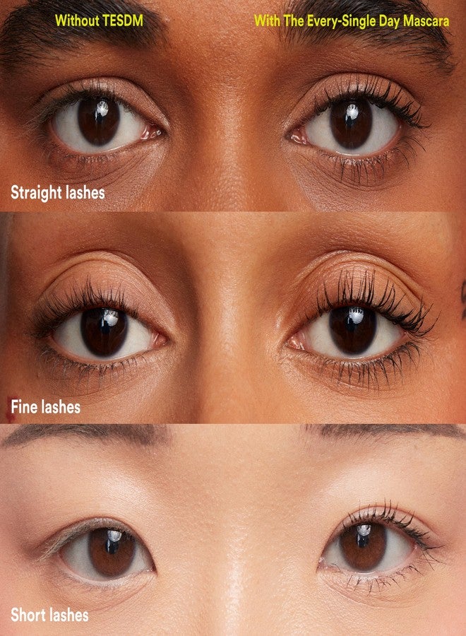 3INA Makeup - The Every Single Day Mascara - Black Mascara Long Eyelashes - Volume Length Curve Mascara - Hourglass Brush Mascara for Sensitive Eyes - Vegan - Cruelty Free - Image 5