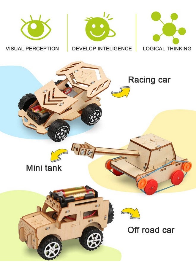 بوراكسي 5 في 1 مجموعات جذعية للأطفال بعمر 8 10 مشاريع بناء علمية حرفية لـ 8 12 نموذج سيارات مجموعات لعب للأعمار 8 13 ألغاز خشبية ثلاثية الأبعاد هدايا عيد ميلاد لـ 7 8 9 10 11 12 13 سنة للبنين والبنات - Image 2