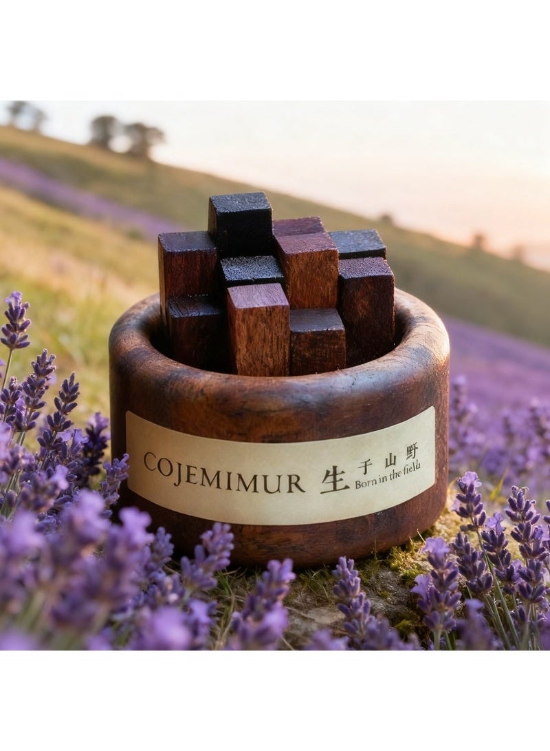 Diffusing wood fireless aromatherapy essential oil for home indoor bedroom decorations fragrance diffuser car small woodpile souvenir Scent type: Set - black walnut + mountain freesia [contains essential oil 10ml] - Image 5