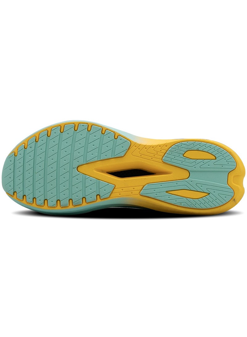 HUNDRED Hundred Glidepace  Multipurpose Shoes | Running, Walking, Training, Gym & Jogging | Active Grip | HexaFoam Technology |Carbon Fibre Support Plate (Light Green/Yellow - EUR 44)  - Image 2