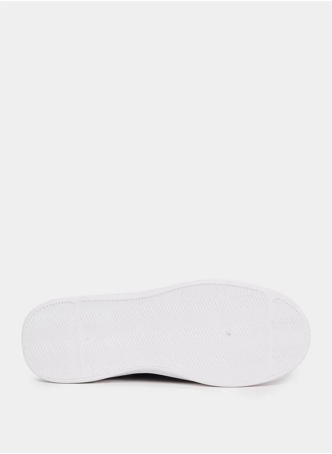 Styli Elastic Lace Pull On Sneakers with Pull Tab