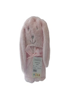Mora spain Mora Baby Blanket - Pompon Rabbit Color :Pink.  - Image 4