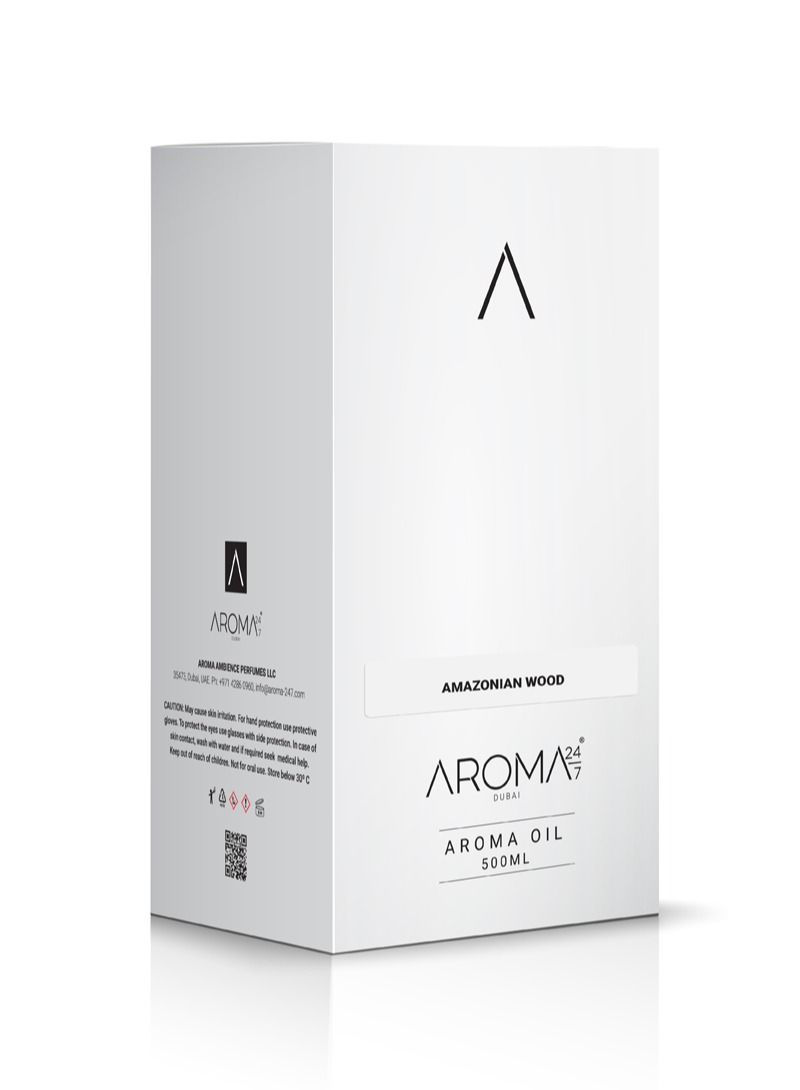 AROMA 24/7 Aroma Oil for Scent Diffusers - Amazonian Wood 500ML - Image 3