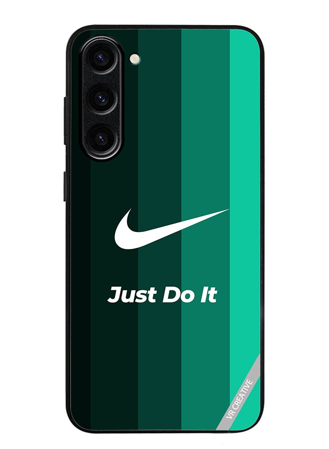 VR CREATIVE Protective Case Cover For Samsung Galaxy S24 Plus Nike Logo Green Design Multicolour - Image 1