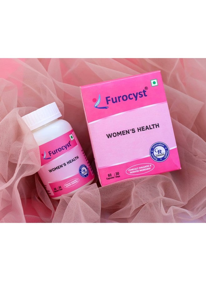 مكمل غذائي نباتي حاصل على براءة اختراع وتم تقييمه سريريًا لدعم صحة المرأة من Furocyst - 120 كبسولة نباتية (عبوة واحدة)  - Image 3