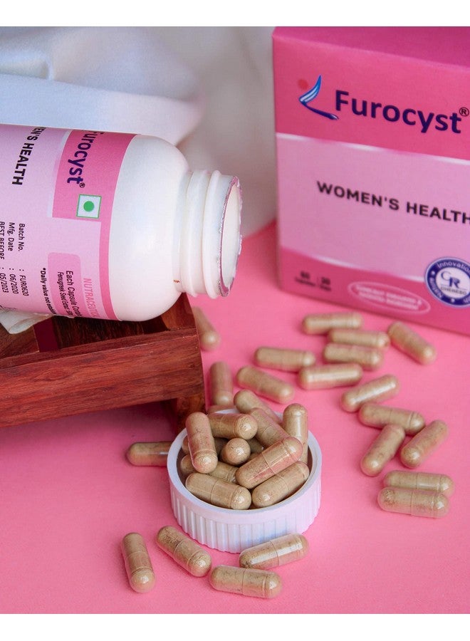 مكمل غذائي نباتي حاصل على براءة اختراع وتم تقييمه سريريًا لدعم صحة المرأة من Furocyst - 120 كبسولة نباتية (عبوة واحدة)  - Image 2