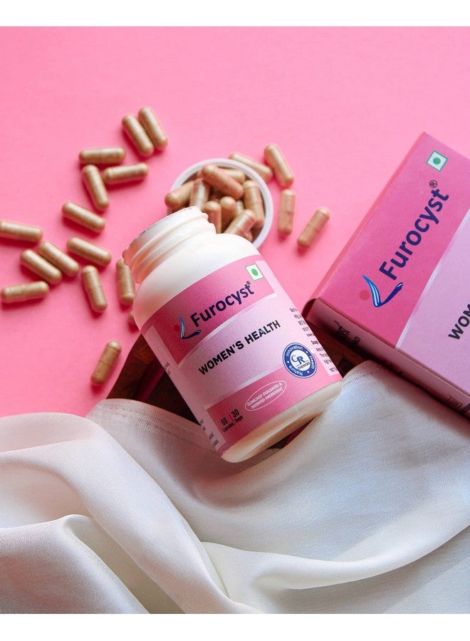 مكمل غذائي نباتي حاصل على براءة اختراع وتم تقييمه سريريًا لدعم صحة المرأة من Furocyst - 120 كبسولة نباتية (عبوة واحدة)  - Image 1