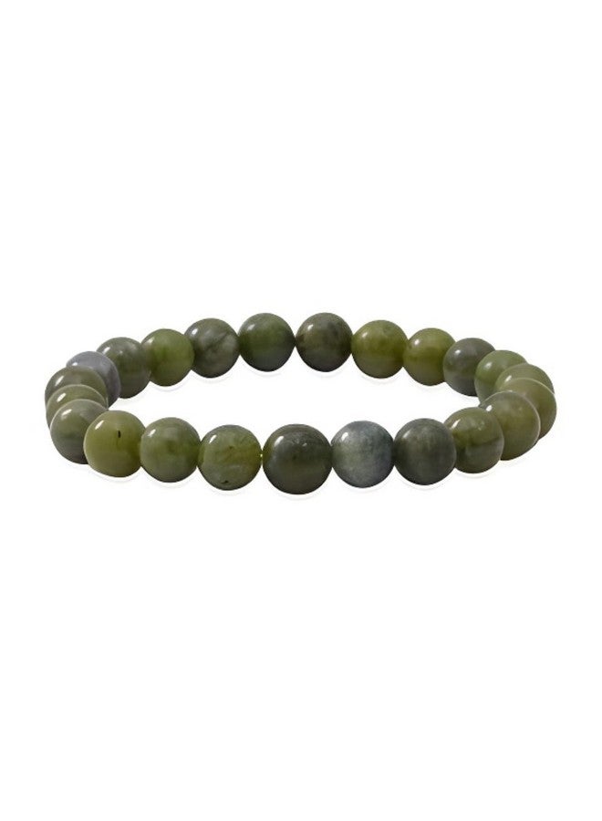 Biddy Murphy Genuine Irish Connemara Marble Beaded Stretch Bracelet Imported From Ireland, 2.36" Inch Diameter - Image 1