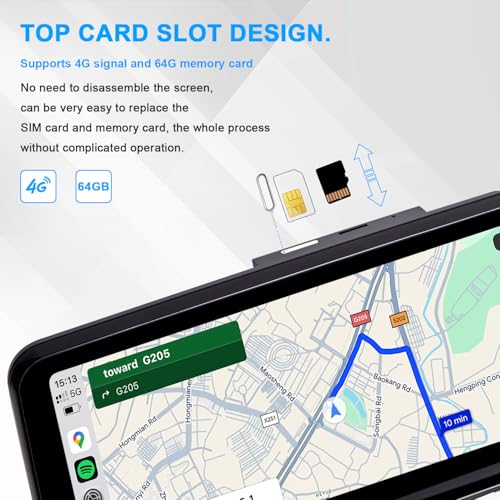 PEMP for BMW F30 F31 F32 F33 F34 F35 F20 F21 F22 NBT CIC Android 13 10.25" HD Screen, Snapdragon 662 8core 8+256GB Carplay Android Auto Monitor (2012-2017) - Image 4