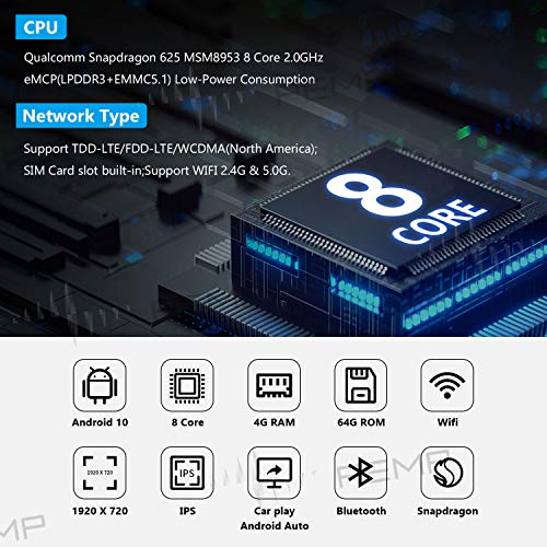 PEMP for BMW F30 F31 F32 F33 F34 F35 F20 F21 F22 NBT CIC Android 13 10.25" HD Screen, Snapdragon 662 8core 8+256GB Carplay Android Auto Monitor (2012-2017) - Image 5