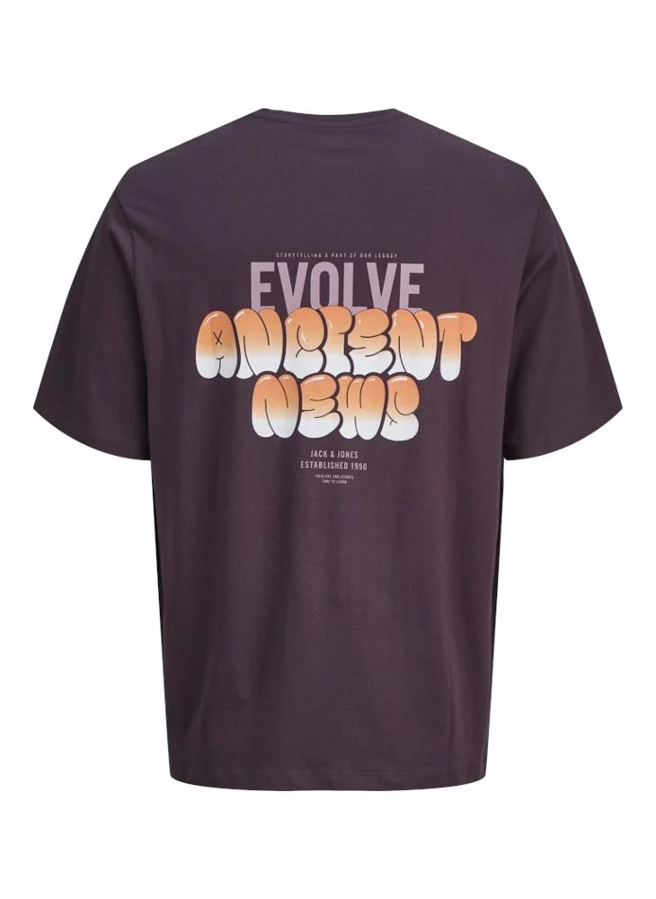 JACK & JONES Jjwobly Crew Neck T-Shirt