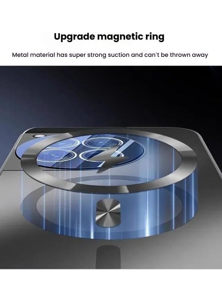 Case for Oppo Reno 13 Ultra thin Magnetic Frosted Phone Case with Fully Wrapped Lens Protection Skin friendly Non slip Protective Cover for Oppo Reno13 - Image 3