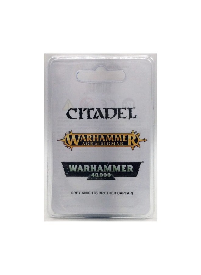 Games Workshop - Warhammer 40k Grey Knight Brother Captain - Image 1