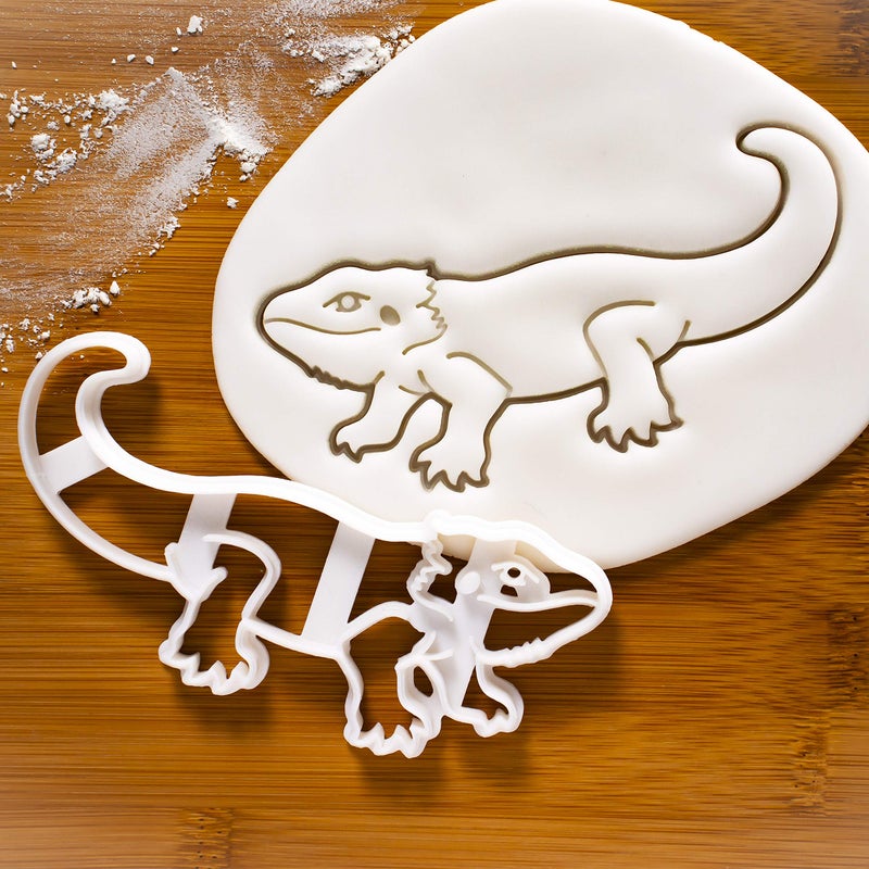 Bakerlogy قطاعة بسكويت تنين ذو لحية بوجونا 1 قطعة - بيكرلوجي - Image 1