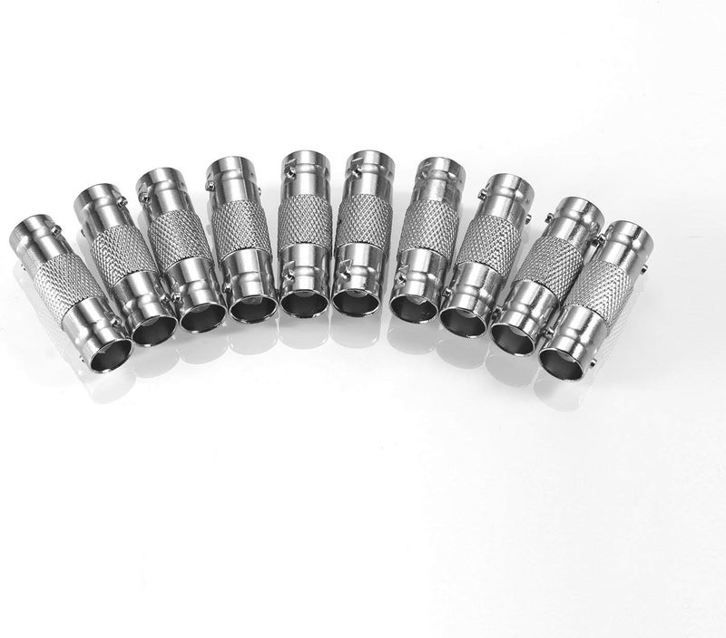 Warmstor 10 Pack BNC Female to BNC Female CCTV Security Camera Adapter Coupler Straight Extender Connector - Image 2