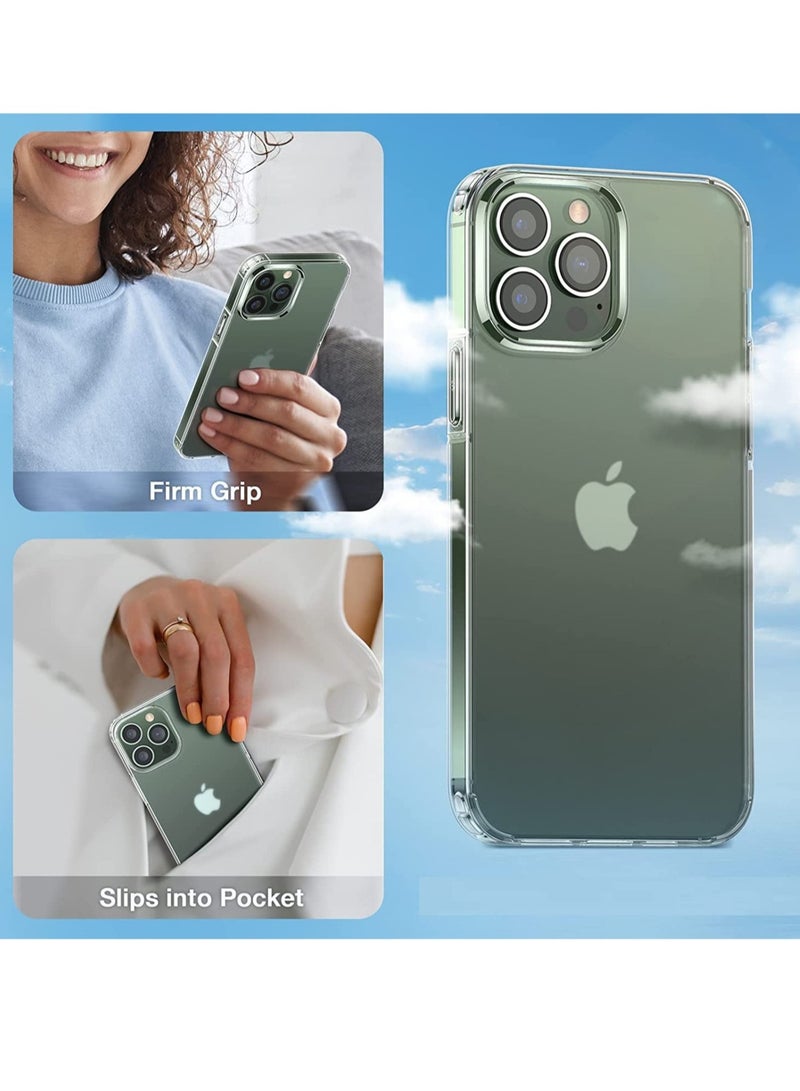 [1+2+2] Case for iPhone 14 Pro Max, 2 Pcs Tempered Glass Screen Protector + 2 Pcs Lens Protector, Shockproof, Anti-Scratches for iPhone 14 Pro Max - Image 4