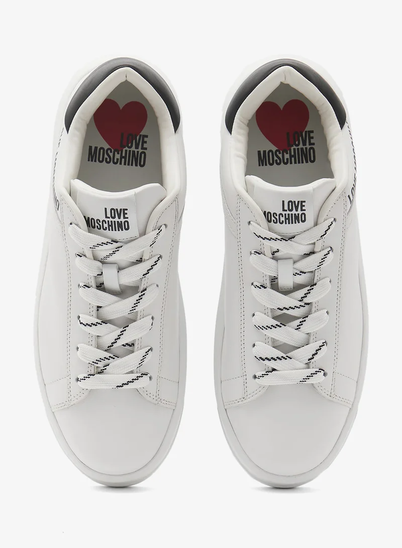 Love Moschino  Logo Low Top Sneakers for Women | Best Price UAE