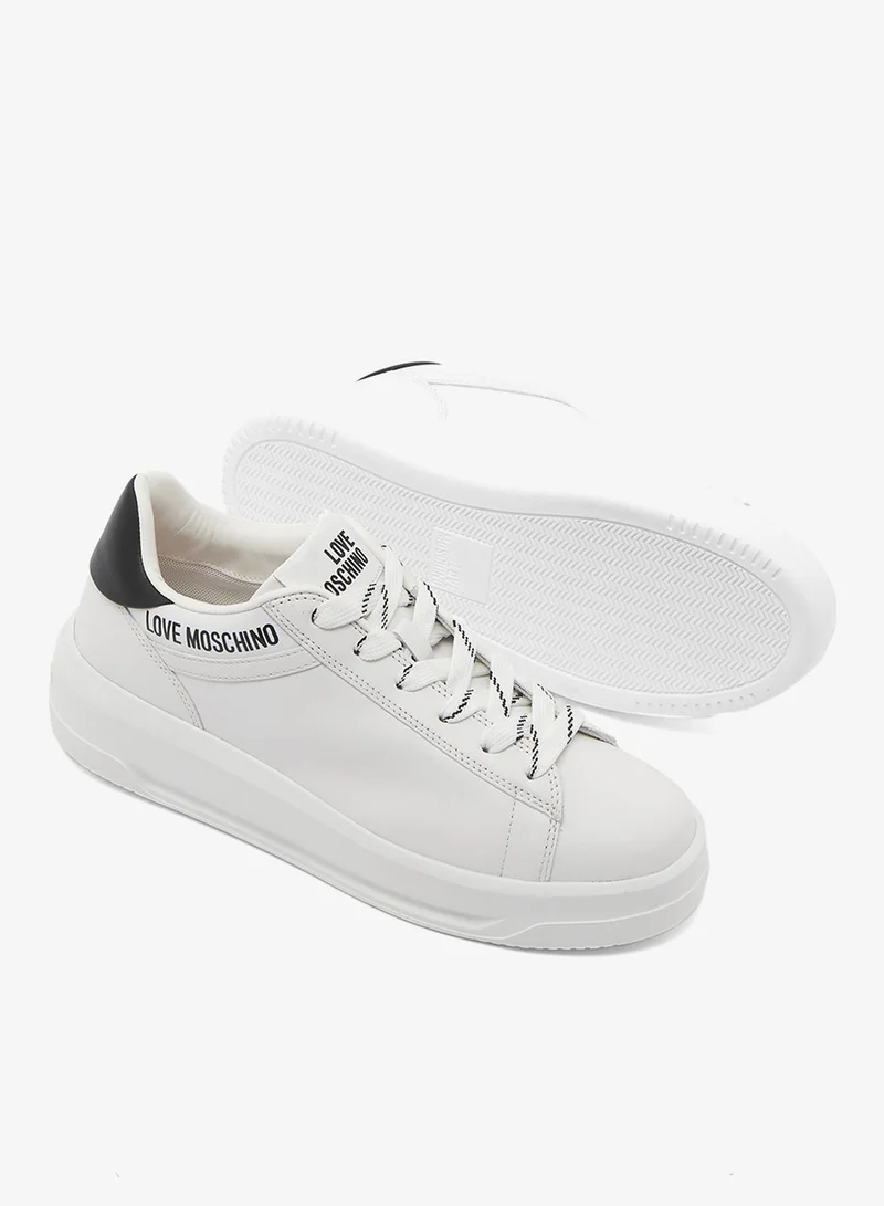 Love Moschino  Logo Low Top Sneakers for Women | Best Price UAE