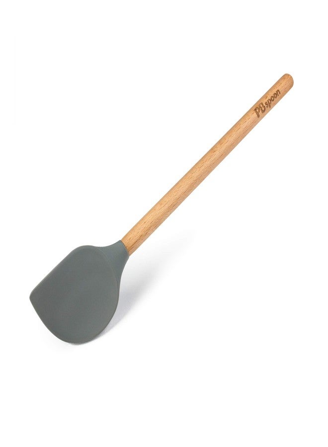 PBspoon Peanut Butter Spoon - PBspoon Jar Cleaning Spatula with Wooden Handle, Food-Safe & BPA-Free, Perfect for Scraping, Scooping, and Spreading Nut Butters and Spreads - Image 3