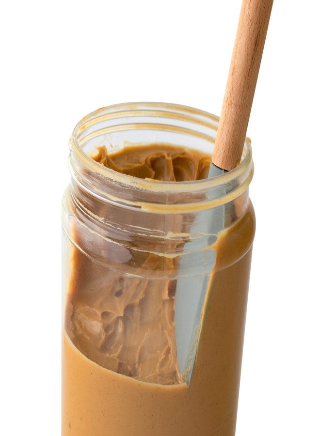 PBspoon Peanut Butter Spoon - PBspoon Jar Cleaning Spatula with Wooden Handle, Food-Safe & BPA-Free, Perfect for Scraping, Scooping, and Spreading Nut Butters and Spreads - Image 2
