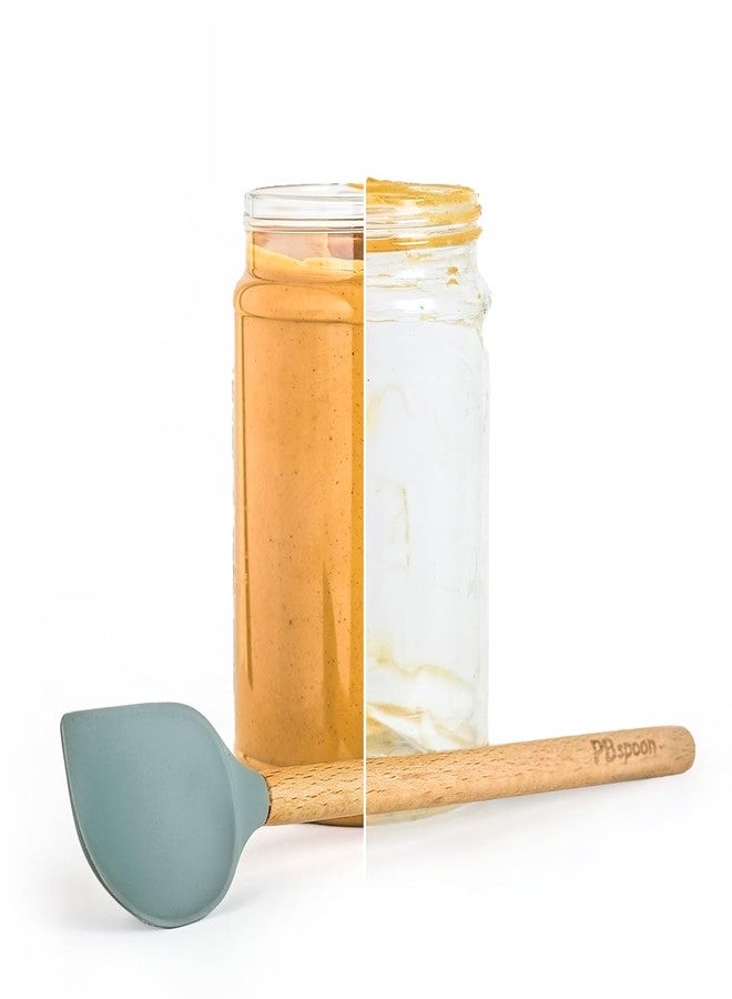 PBspoon Peanut Butter Spoon - PBspoon Jar Cleaning Spatula with Wooden Handle, Food-Safe & BPA-Free, Perfect for Scraping, Scooping, and Spreading Nut Butters and Spreads - Image 1