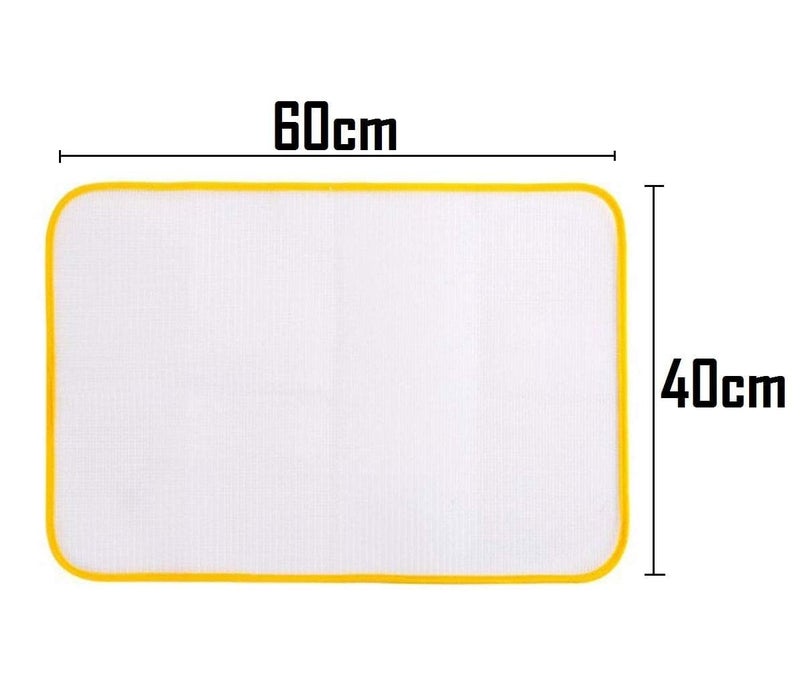 wall love Ironing Mesh Cloth for Clothes with Rectangular Design and Colored Border (60 × 40 cm) - Image 3