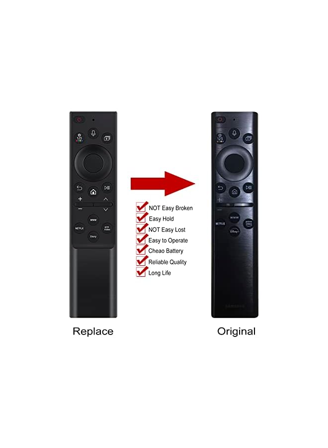 The Bros BN59-01385D Voice Replaced Remote Control Fit For Samsung 2022 4K QLED TV QE55Q60BAUXTK QE55QN700BTXTK QE65Q70BATXSQ QE50Q67BAU QE65Q60BAUXSQ QE65QN91BATXXH sub BN59-01385M BN59-01391D - Image 4