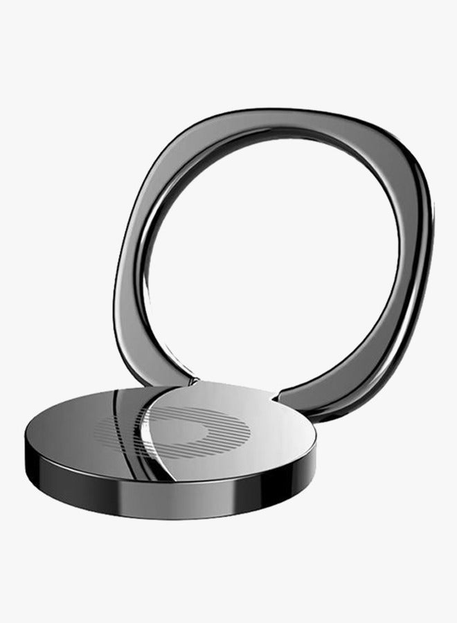 360 Rotation Finger Ring Stand Phone Holder Black - Image 2