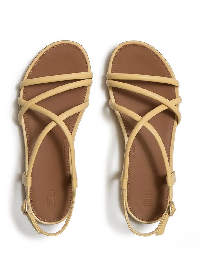فيت فلوب GRACIE LEATHER STRAPPY BACK-STRAP SANDALS