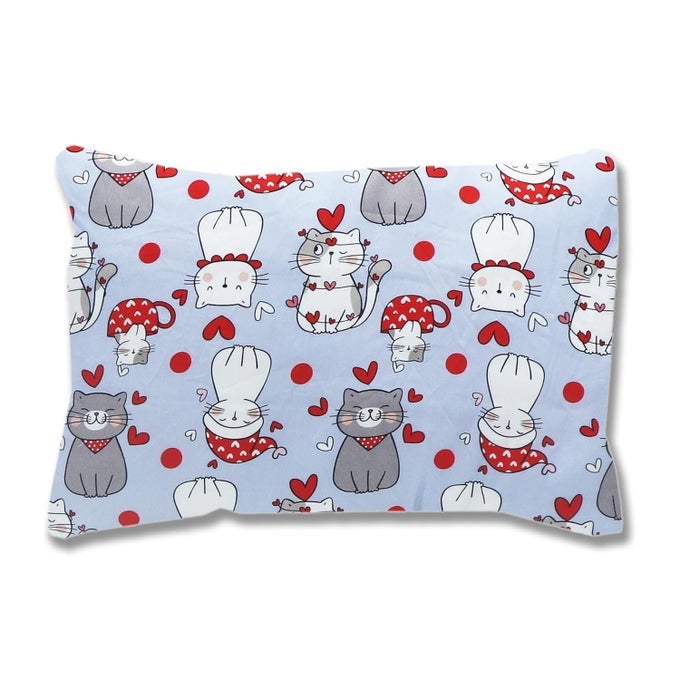 TODDLER PILLOW WITH 100 COTTON REMOVABLE COVER 20 X 15 INCHES CHILDREN PILLOWS BABY PILLOWS CATMAS