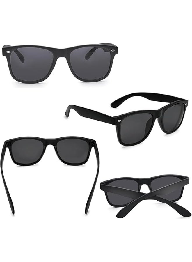 Kids Sunglasses, 4 Pairs Kids Polarized Sunglasses with UV Protection, Neon Party Eye Glasses, Color Matching Eye Glasses for Retro Style Party, Birthday Party Favors, Outdoor Travel - Image 2
