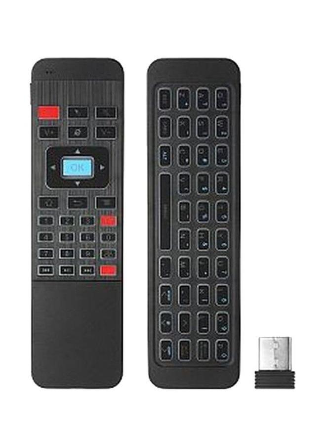 Zaboon 2.4G Backlit Wireless Ir Remote Control For Smart Tv Android Tv Box Mini Pc Black  - Image 1