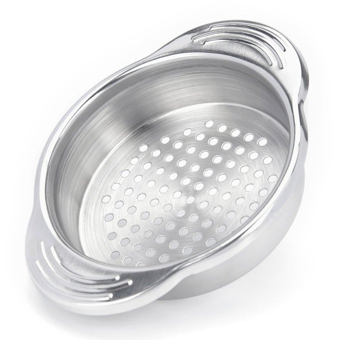 TUNA STRAINER PRESS TUNA CAN STRAINER FOODGRADE STAINLESS STEEL CANNING COLANDER FOR REGULARSIZE AND WIDENECKED TUNAS 1 PACK