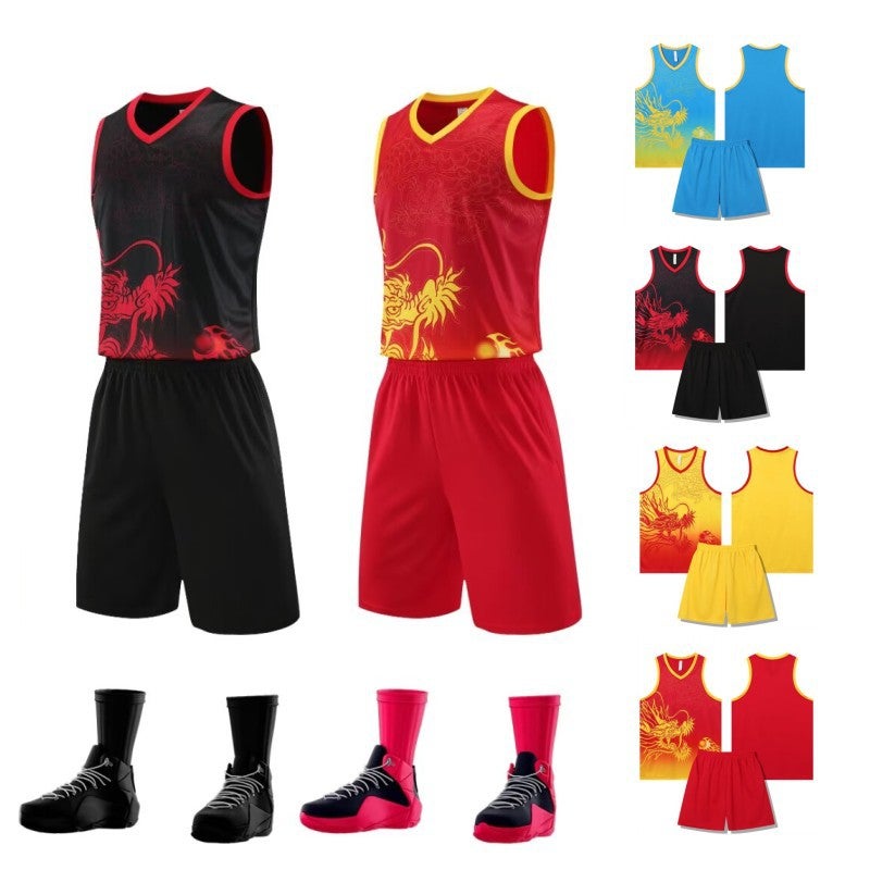 Dragon Boat Clothing, Dragon Boat Race Team Uniform, Dragon Boat Festival Group Purchase Dragon Boat Clothing, Dragon Pattern Basketball Uniform, Dragon Boat Racing Clothing With Printing - Image 2