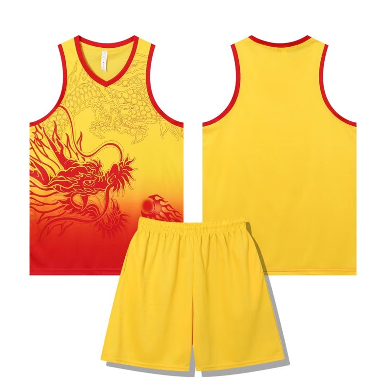 Dragon Boat Clothing, Dragon Boat Race Team Uniform, Dragon Boat Festival Group Purchase Dragon Boat Clothing, Dragon Pattern Basketball Uniform, Dragon Boat Racing Clothing With Printing - Image 1
