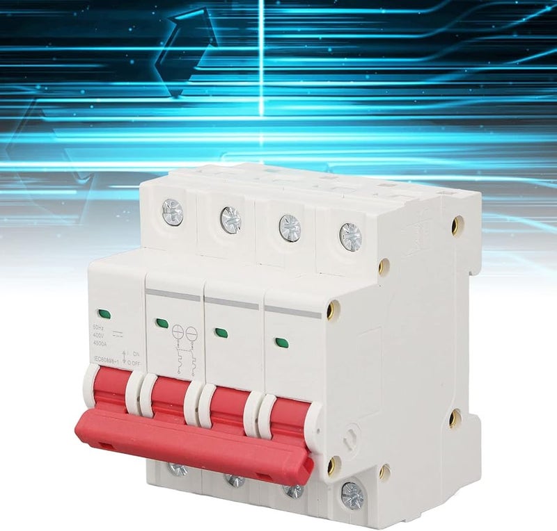 Surge Protection Device 4500A Breaking Capacity 400V Flame Retardant 4P On Off Effect - Image 3